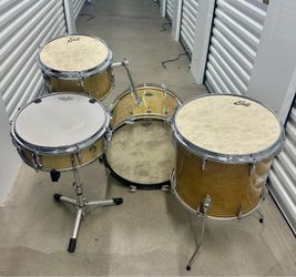 Vintage Sonor Chicago Mid-60’s Champagne Sparkle w/Extras!
