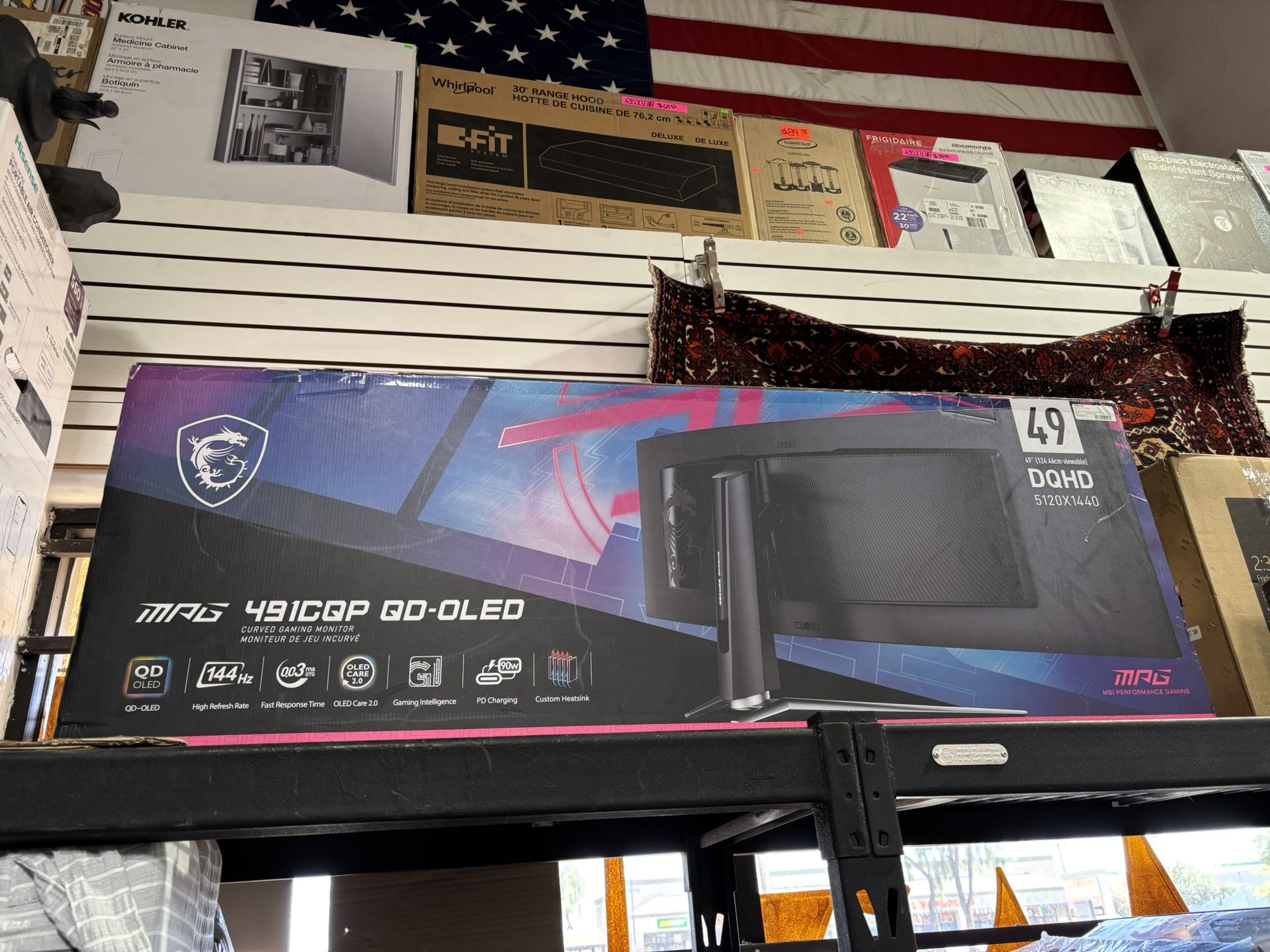 MPG 491CQP OD OLED 49” Curved Monitor New In Box