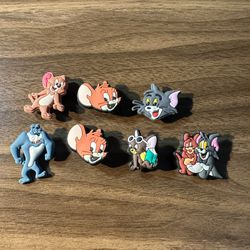 Tom And Jerry Croc Charms 