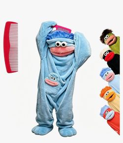 Blue Monster Full Body Hand Puppet