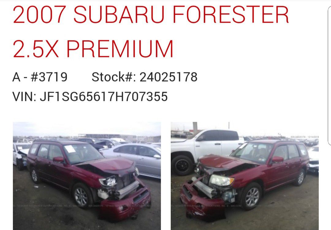 2007 Subaru Forester