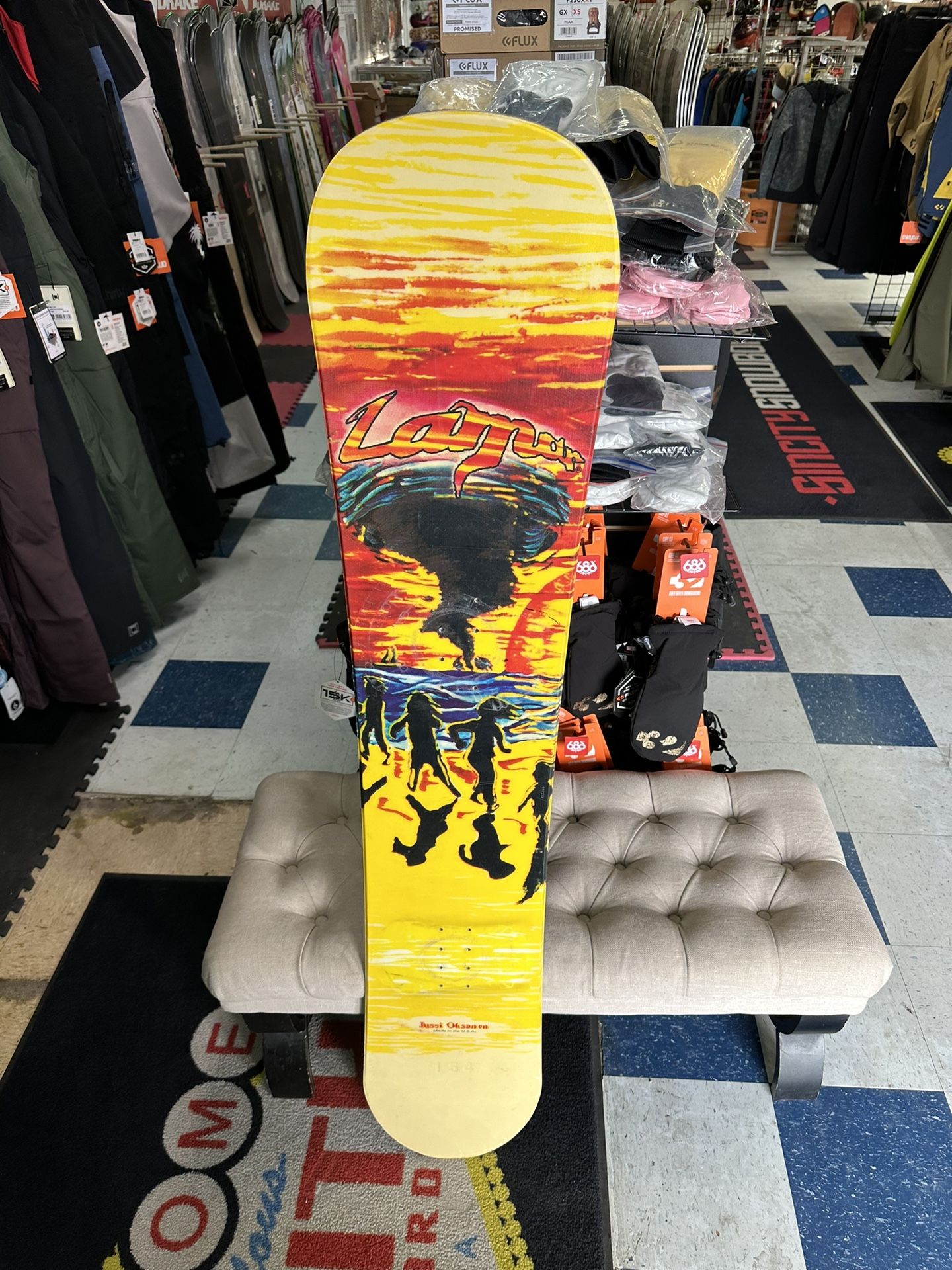 Lamar Jussi Oksanen 154 Snowboard Certified With Warranty