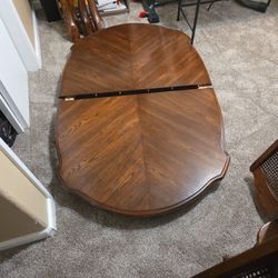 Wooden Table And 4 Chairs 