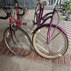 2 Used Bikes Good Condition  ( Beach bikes ) 