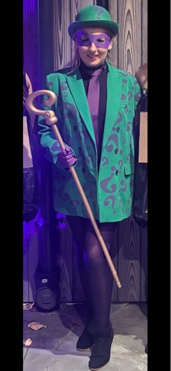 Custom The Riddler Costume Set – Handmade Batman Cosplay