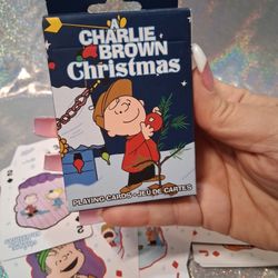 New Charlie Brown & Snoopy Christmas Playing Cards - $5 Each