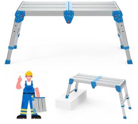 Folding work platform