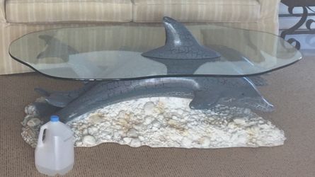 Dolphin coffee table