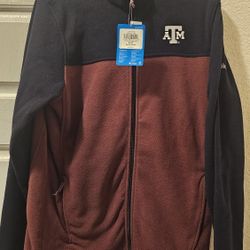 A&M Columbia College Fans  Men's Small Fleece Jacket  - New With Tags.  See DESCRIPTION for Second Item Discount