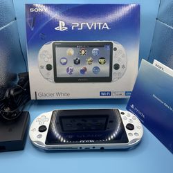 Psvita 2000 Glacier White With Games Like New