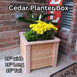 Cedar Planter Box - Hand Made Perfect For Planting