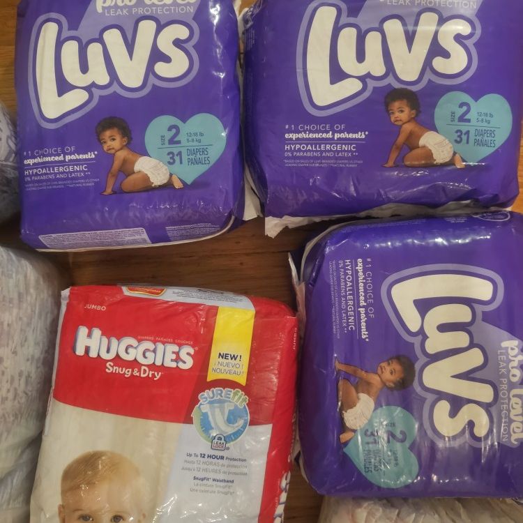 Diapers SIZE 2 & 3 