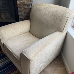 Cream Armchair