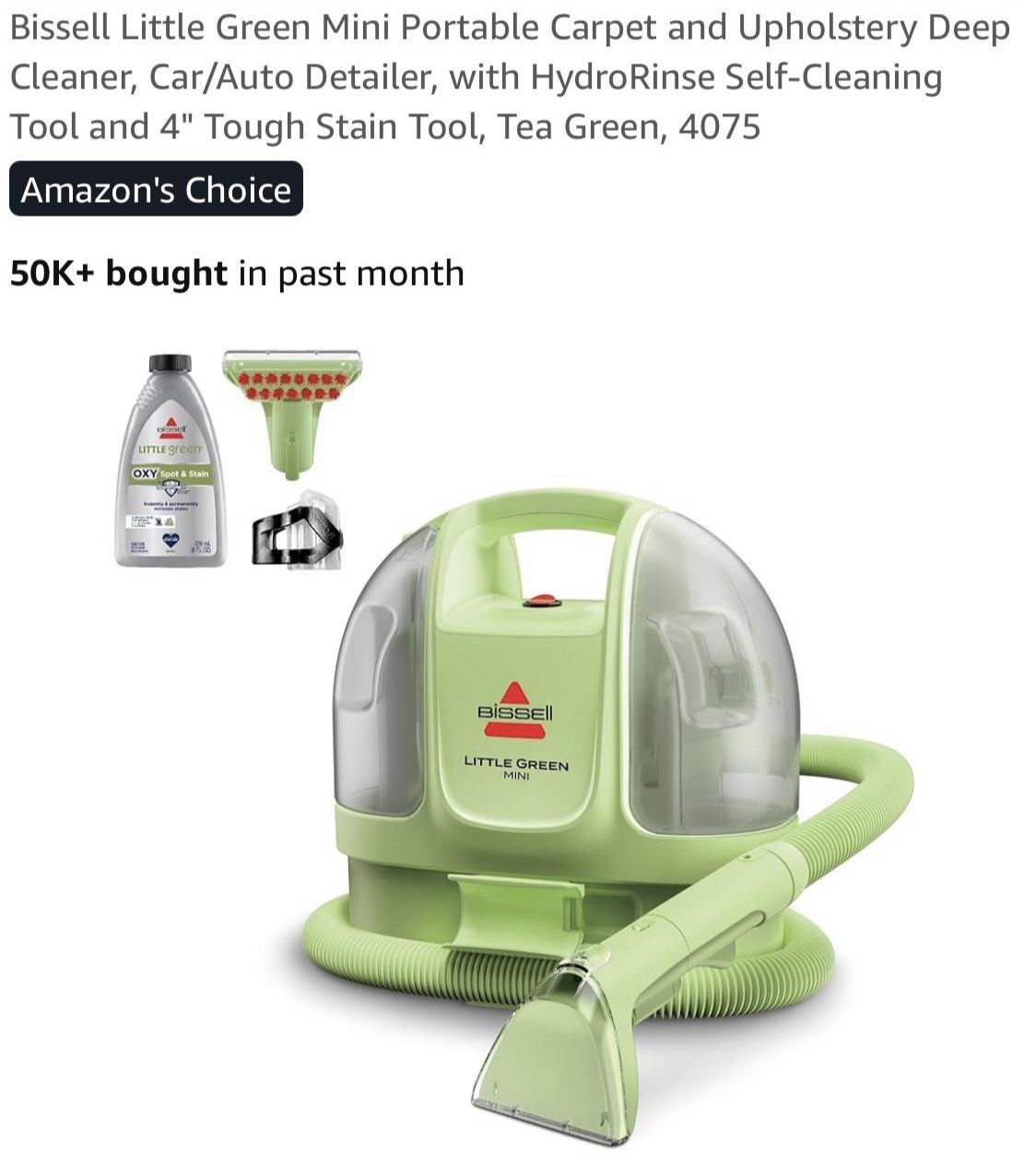 Mini Bissell Cleaner