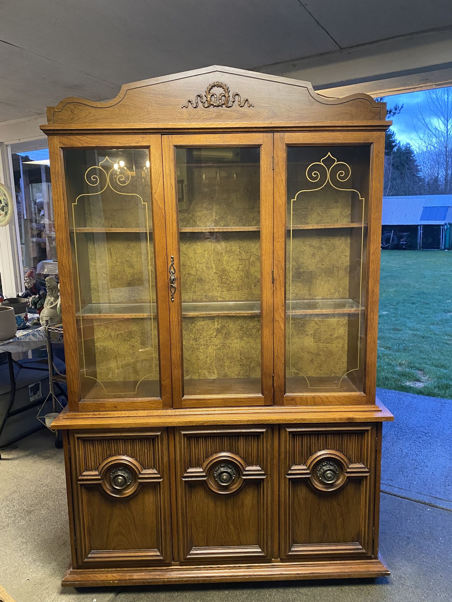 Solid Wood China Cabinet