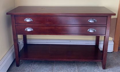 Solid Mahogany Console-Entry-Buffet Table
