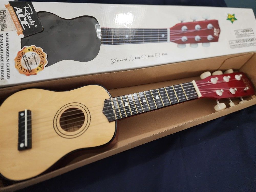 Mini Wooden Guitar