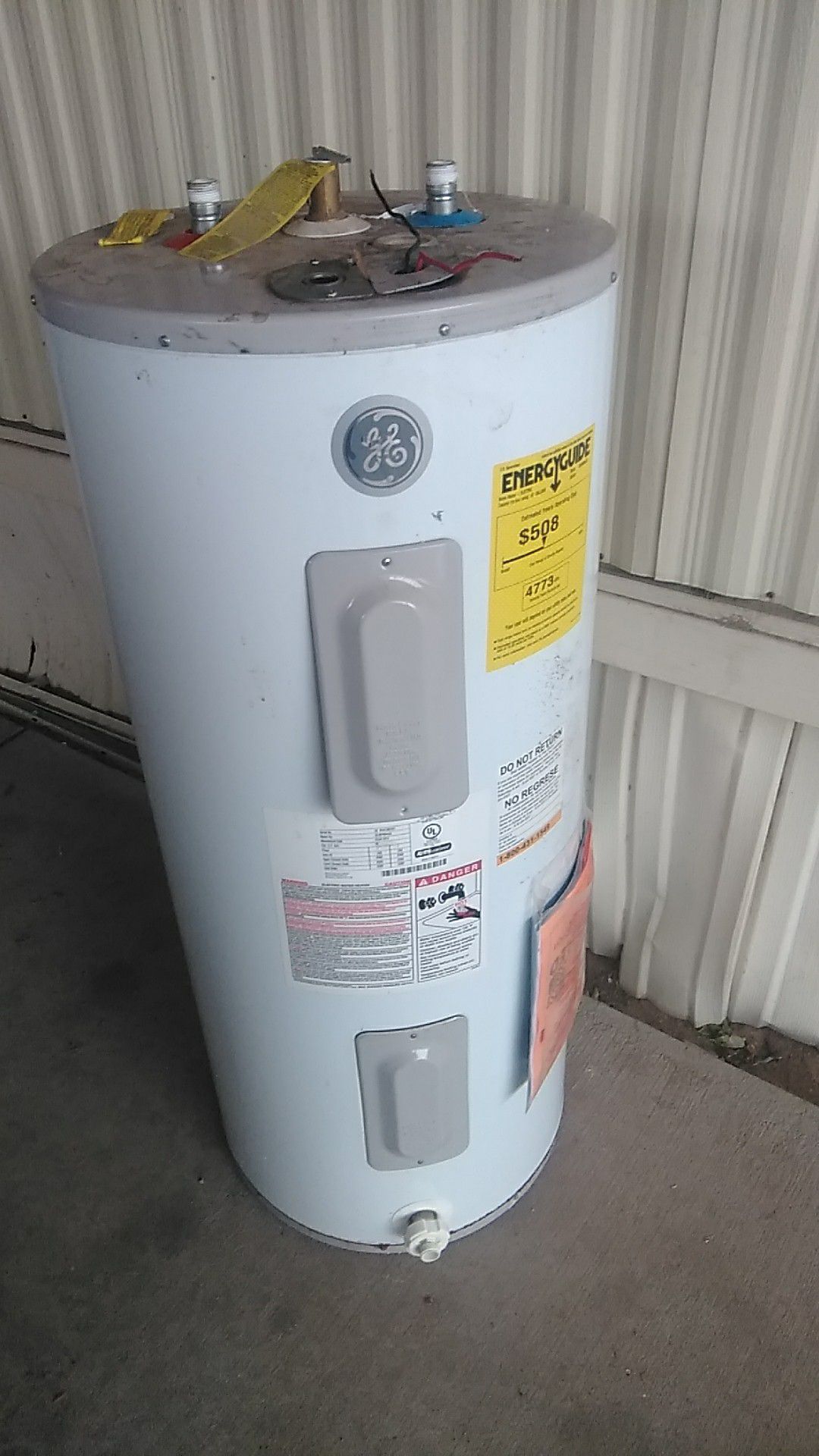 G E water heater electric for Mobil home