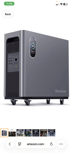 Portable Power Station Home3000, 3072Wh LiFePO₄ Battery, 3000W AC/140W USB-C Output, 17 Output Ports, Power Station for Home Use RVs Camping Emergenci