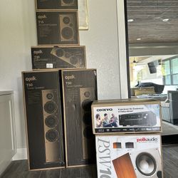 Polk Audio Surround Sound Home Theater System // Will Separate! Or Buy As A Package Deal