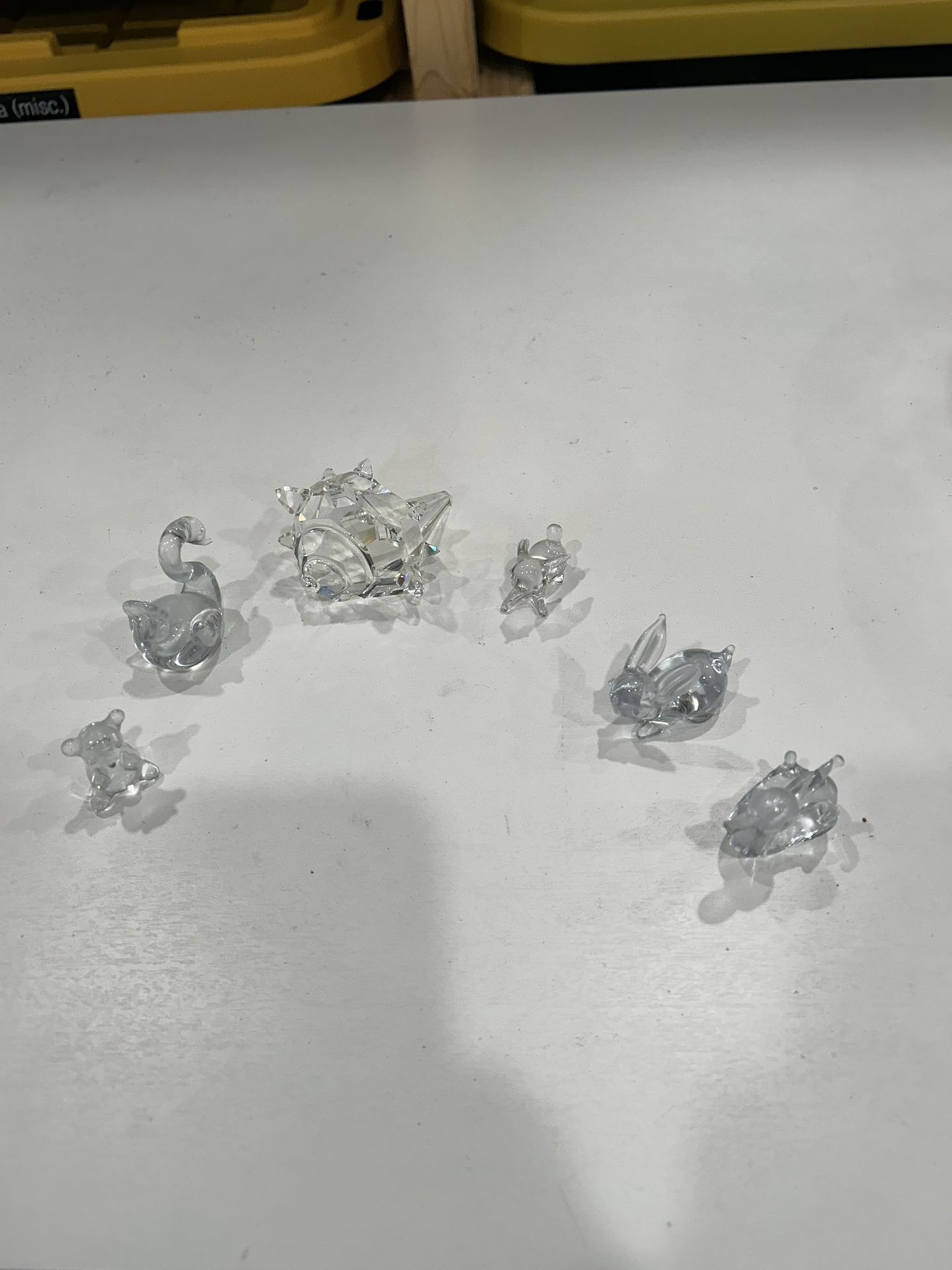 Crystal Figurines Set