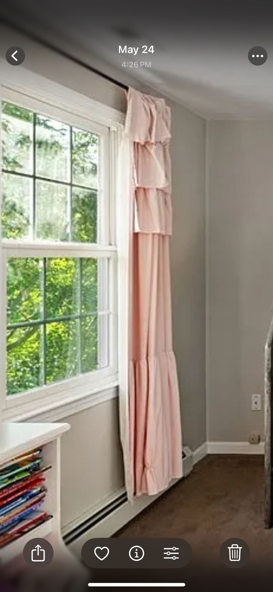 Flared Curtains For kids Room 2 Pieces