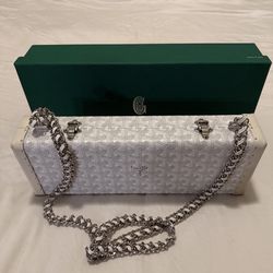 RARE Goyard Saint Honoré Trunk Bag – Paris Flagship Exclusive (White Color) – Great Condition