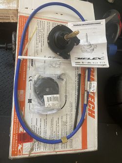 Four tech 8 Ft Boat Steering System With Cable  New In Box