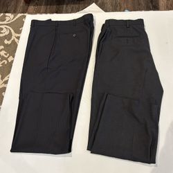 Lot of 2 Van Heusen dress pants men’s 34x29