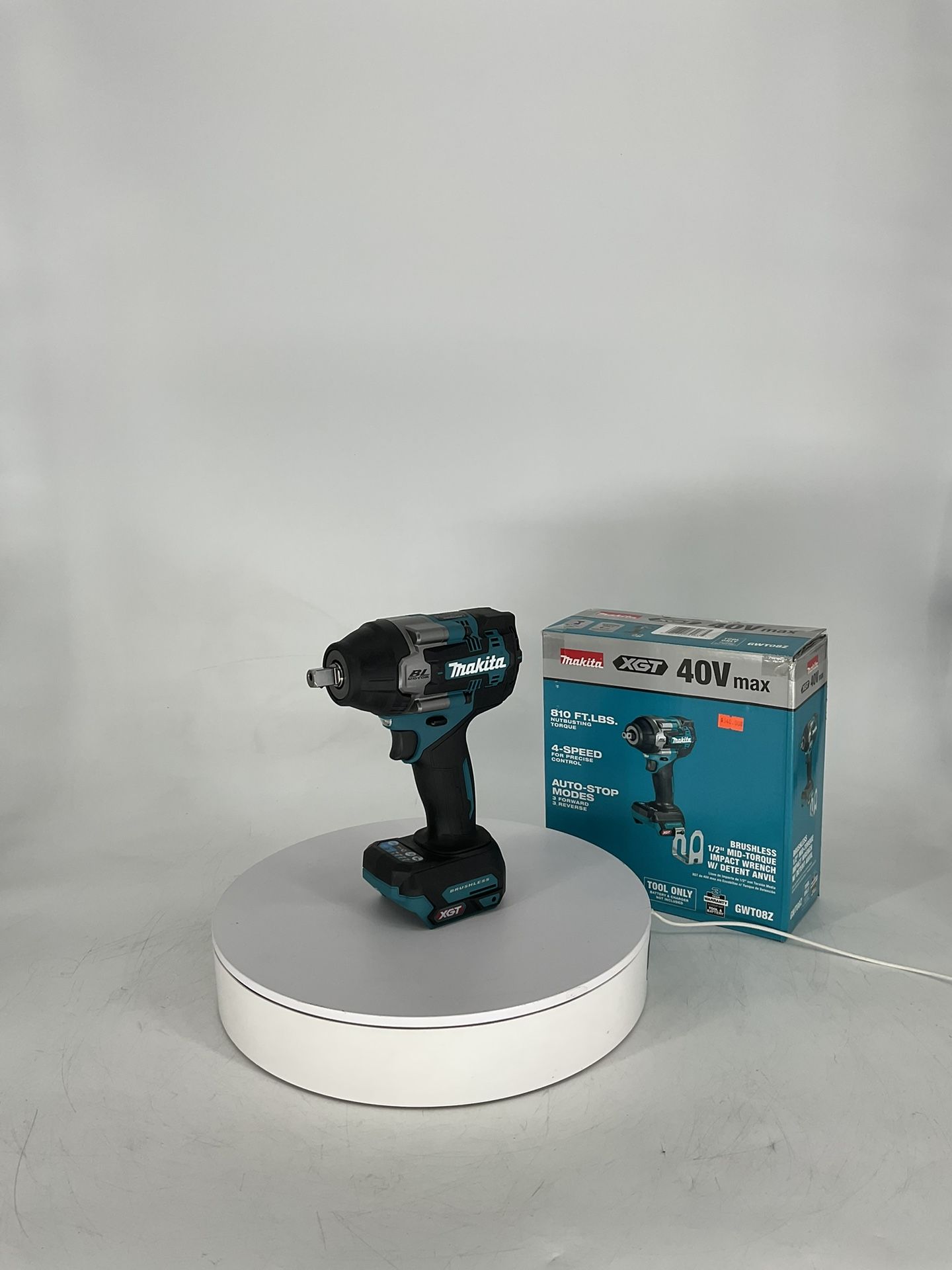 Makita 40V max XGT Brushless Cordless 4-Speed Mid-Torque 1/2 in. Impact Wrench w/Detent Anvil (Tool Only)