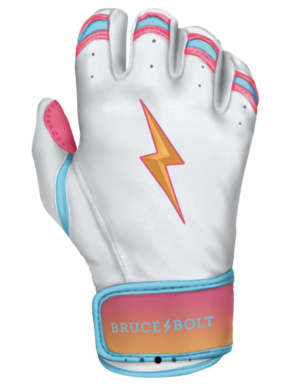 Bruce Bolt PREMIUM PRO Creator Series Short Cuff Batting Gloves for