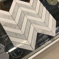 Marble Chevron Mosaic 