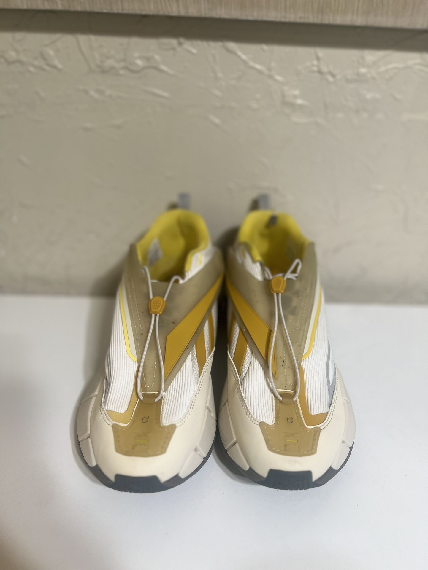 NIB Reebok Zig 3D Storm Hydro Cottweiler Alabaster Beige Men 