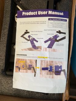 Lawn Mower Blade Sharpener Jig for Angle Grinder – Open Box