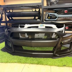 2018-2023 Ford Mustang GT500 Style Front Bumper Polyurethane New In Stock Unpainted