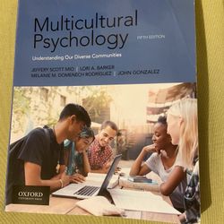 Multicultural Psychology Fifth Edition Textbook