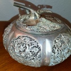 Antique Cambodian Ornate Betel Box 