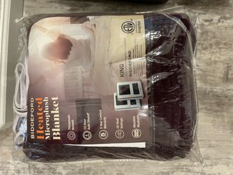 Biddeford Heated Microplush Blanket