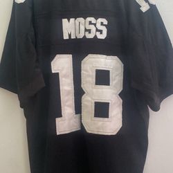 Oakland Raiders Randy Moss #18 Jersey 