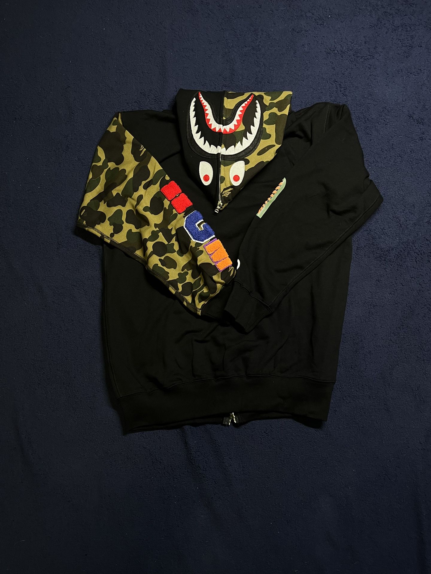 Half Camo Shark Bape
