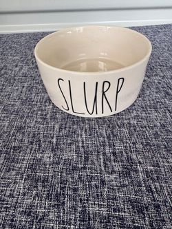 Rae Dunn “Slurp” Bowl - model home decor