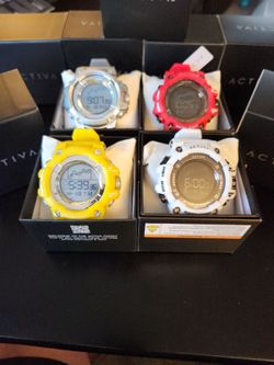 Brand New Activa by Invicta Multicolor 50mm Digital 4-Watch Set