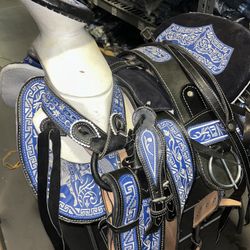 Monturas Charras Para Caballos 100% Piel 