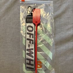 Off White Keychain Lanyard 