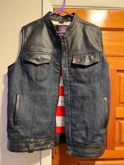 Chopper kings denim vest