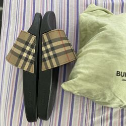 Burberry Slides (Size 11) (Men’s) 