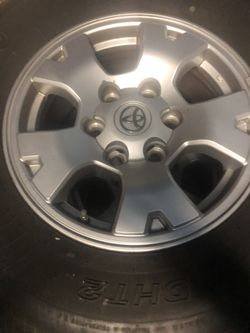 Toyota rims and tires