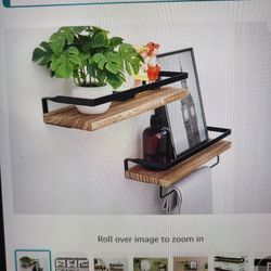 Hanging Shelves (Floating Bookshelf)