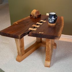 Live Edge Walnut Table 