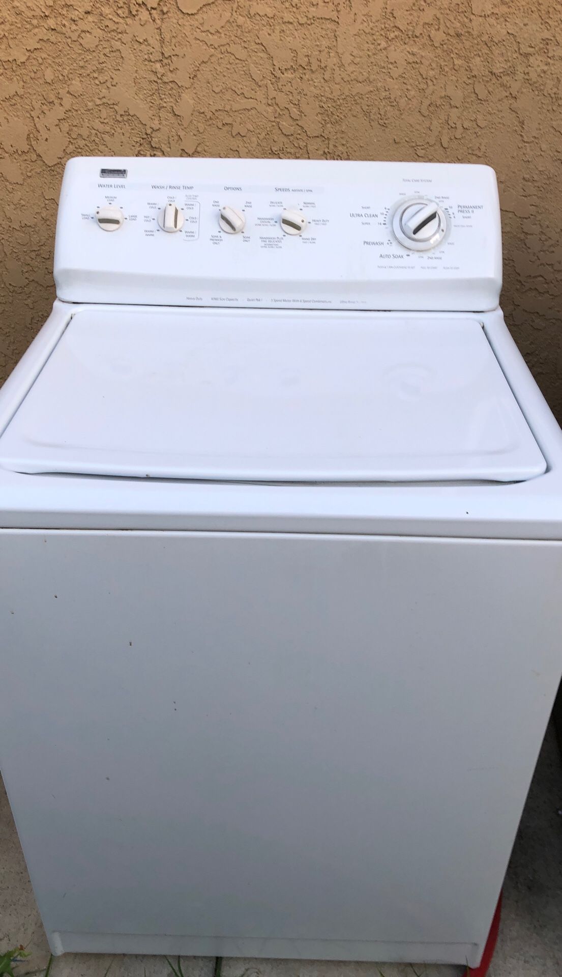 Kenmore elite washer